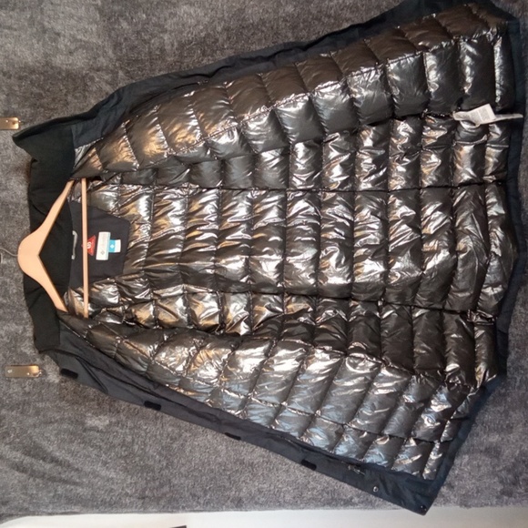 Columbia Omni Tech Waterproof Long Womens Coat Thumbholes Full Zip XL - Picture 4 of 14